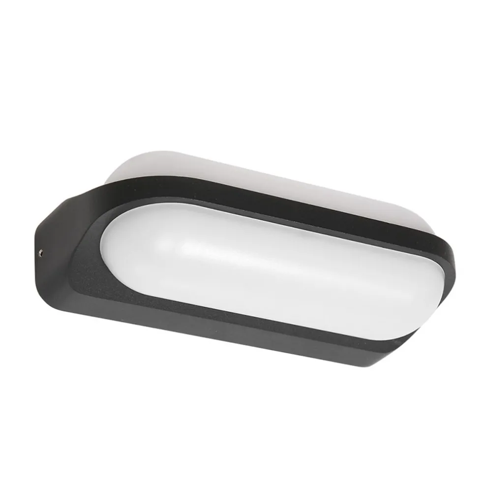 Aluminium buitenlamp zwart inclusief LED