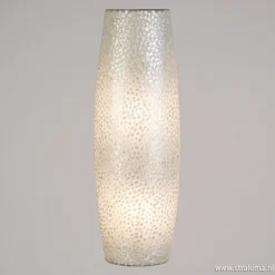 Beach wandlamp schelpen wit