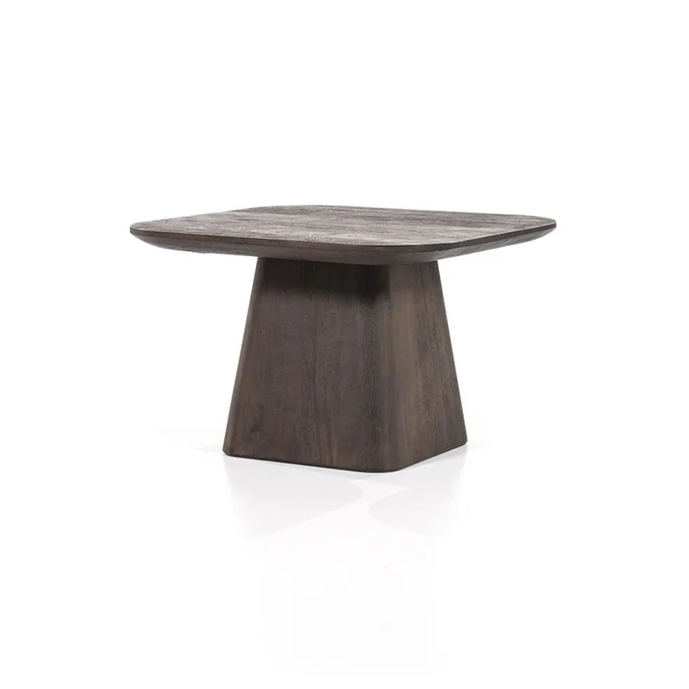 Bijzettafel Aron bruin 60x60 cm