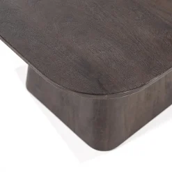 Bijzettafel Aron bruin 60x60 cm