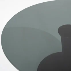 Bijzettafel Boogie L zwart Ø70 cm