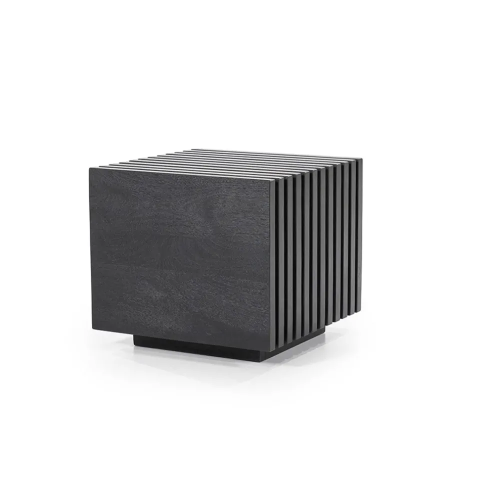 Bijzettafel Tom zwart hout