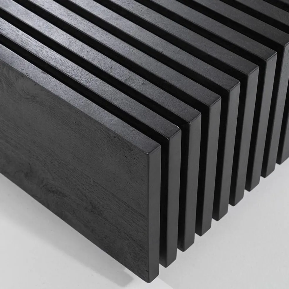 Bijzettafel Tom zwart hout