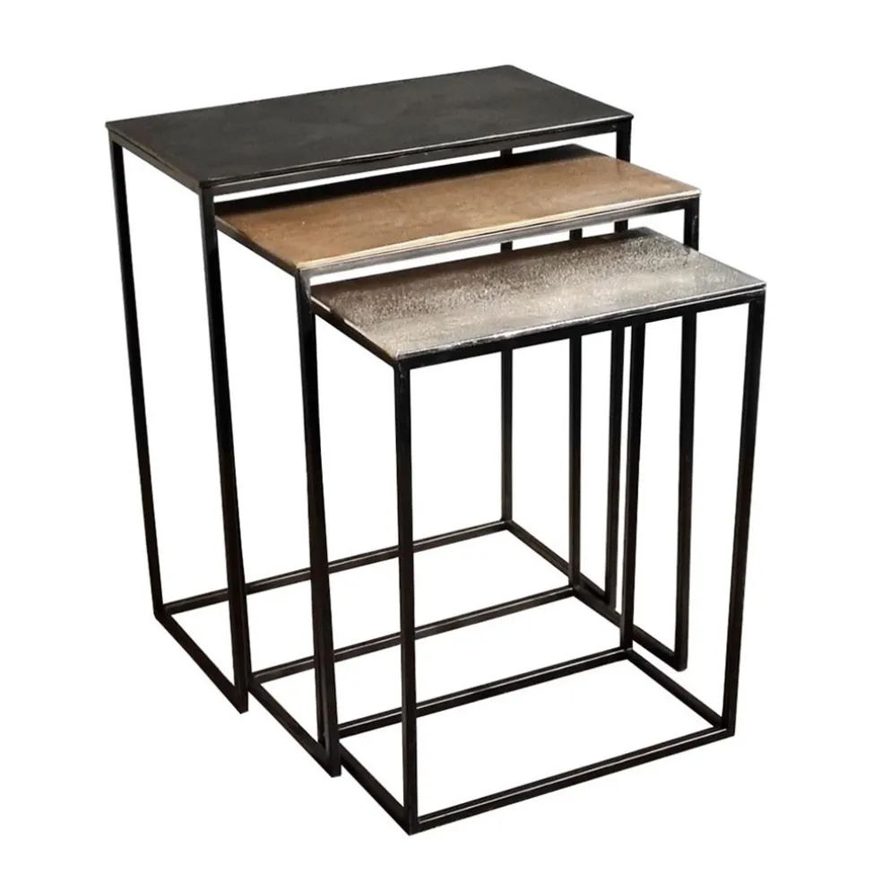 Bijzettafels set van 3