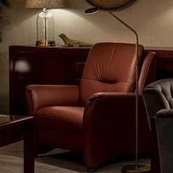 Bronzen leeslamp op accu inclusief dimbaar LED