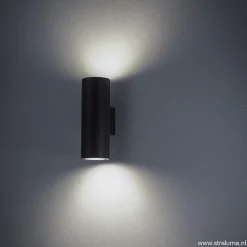 Buitenlamp Vulcano wand grafiet IP65