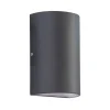 Buitenlamp wand up+down antraciet IP54