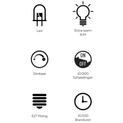 Calex Inception Kalmar Gradient black/gold dimbaar