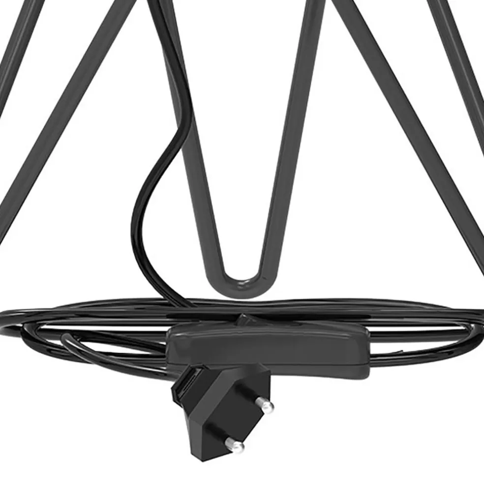 Calex tafelarmatuur driepoot zwart E27