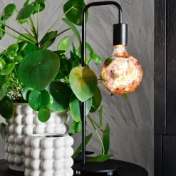 Calex tafellamp U-Line mat zwart exclusief lichtbron