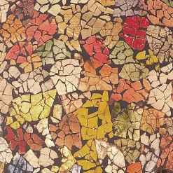 Decoratieve tafellamp gekleurd glas bol