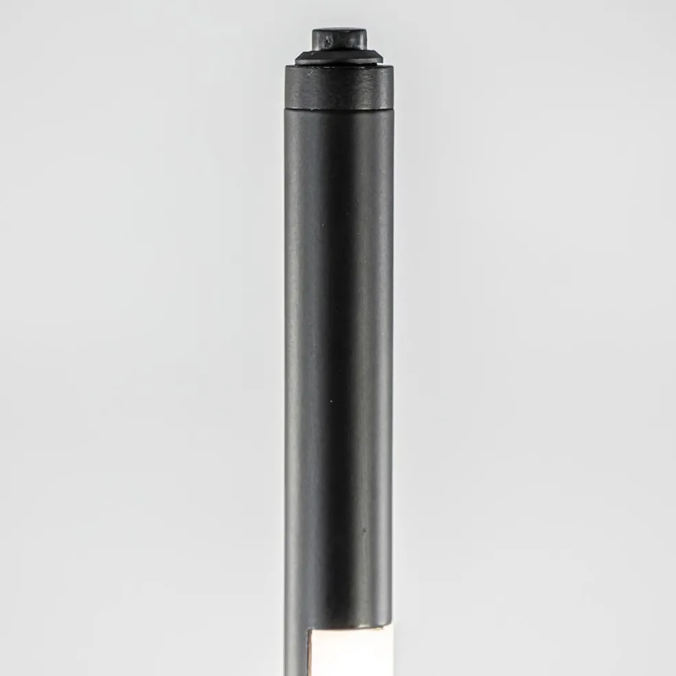 Design LED vloerlamp zwart met draaibare kap