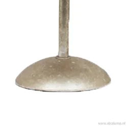 Design tafellamp ambachtelijk zilver