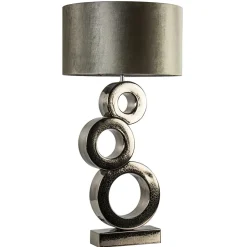 Design tafellamp Circles brons exclusief kap