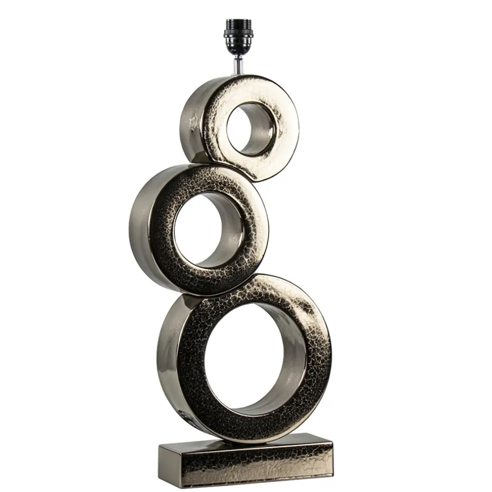 Design tafellamp Circles brons exclusief kap