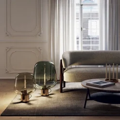 Design tafellamp Flar large terra/turqoise