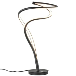 Design tafellamp zwart met dimbaar LED