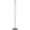 Design vloerlamp cilinder opaal glas met dimbaar LED