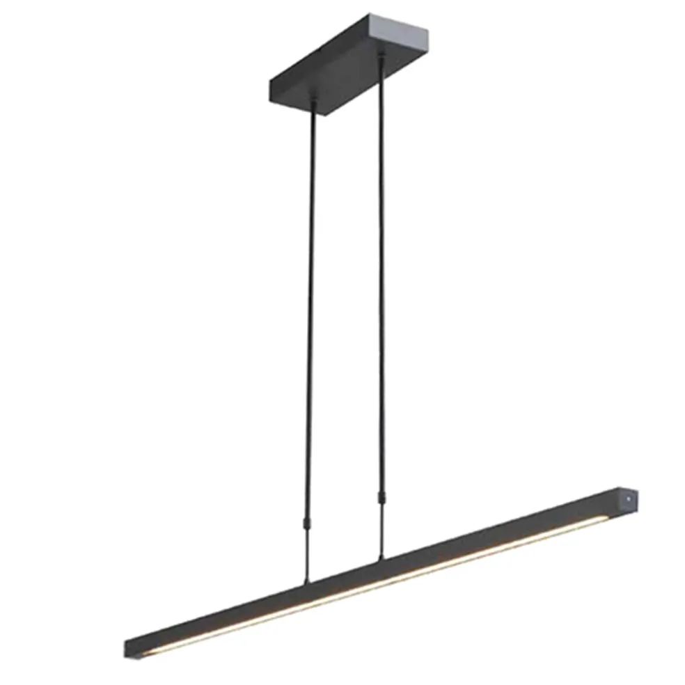Dim to warm LED hanglamp-balk zwart