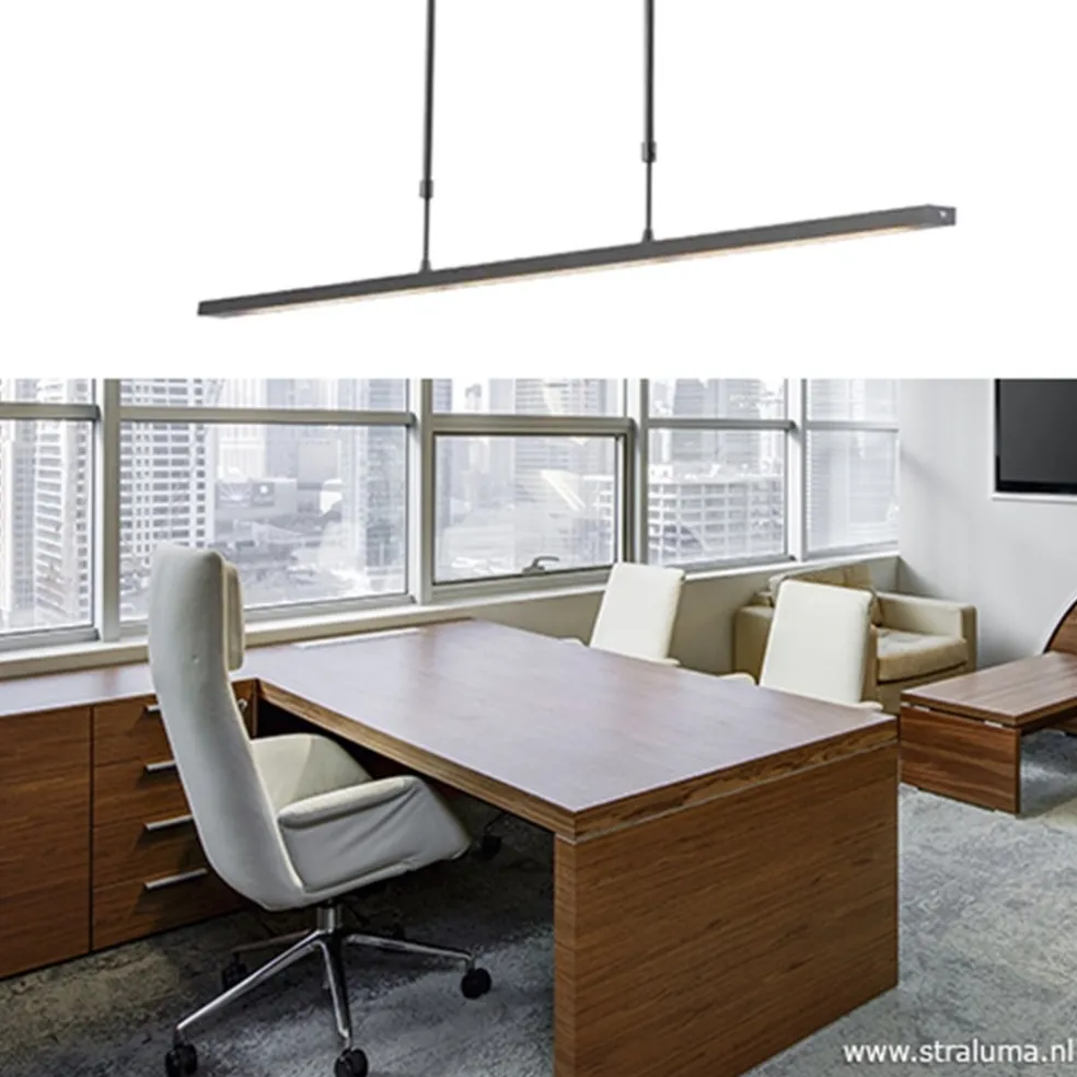 Dimbare design hanglamp LED zwart