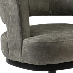 Draaibare armstoel bull-leder met return-system