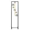 Elegante luxe vloerlamp met 6 glazen bollen