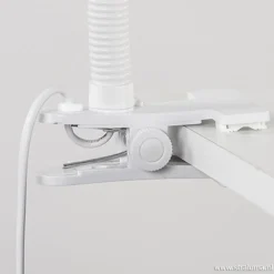 Functionele klemlamp wit verstelbaar