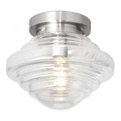 Glazen art deco Plafonniere keuken-hal