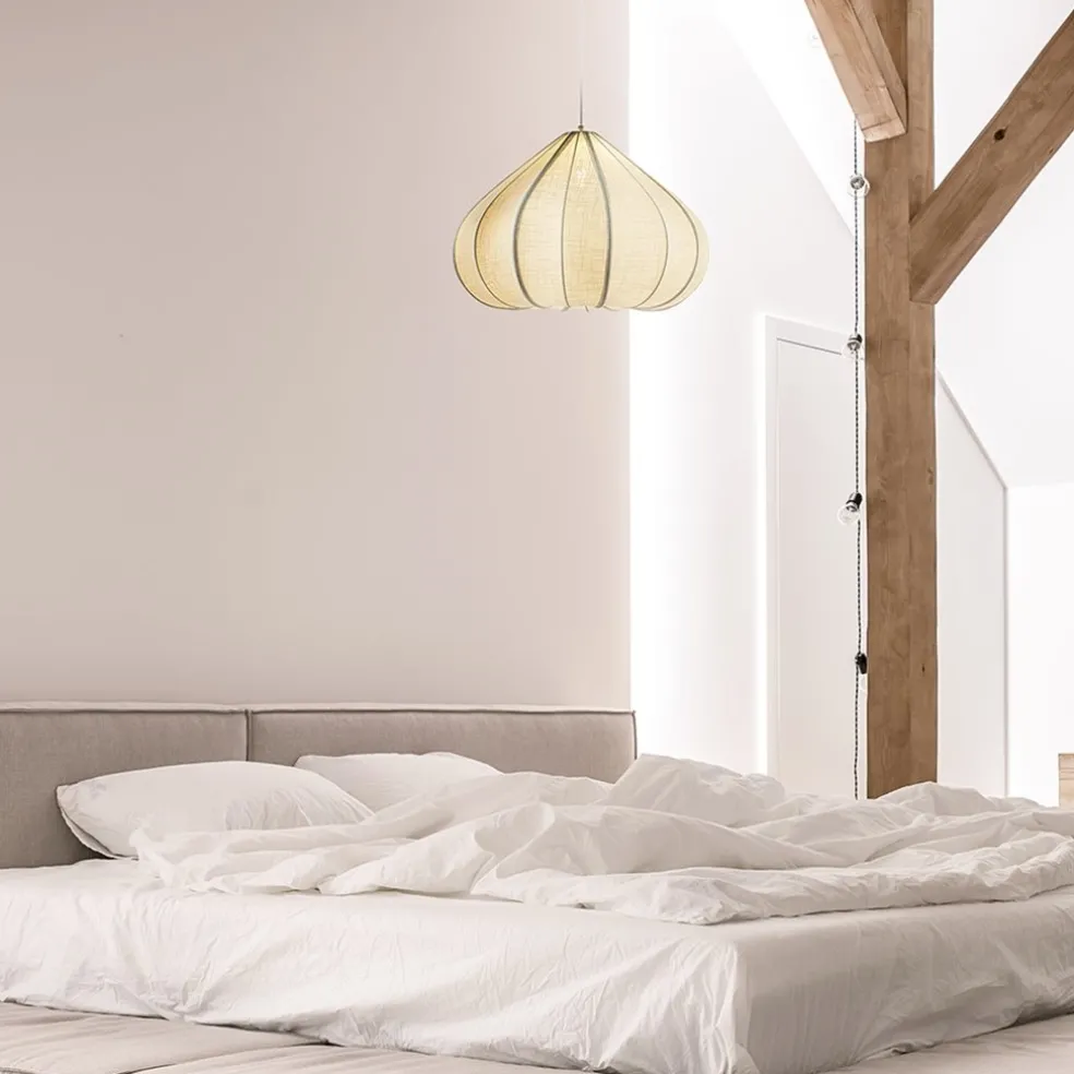 Grote hanglamp Zubeda Light and Living cream