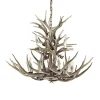 Grote 12-lichts kroonluchter met geweien