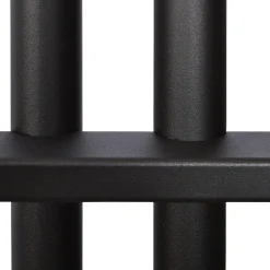 Hanglamp 8 tubes op balk zwart 140cm