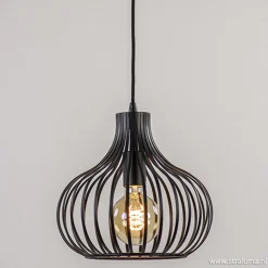 Hanglamp Aglio 28cm zwart