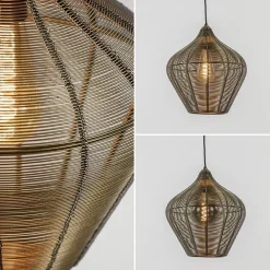 Hanglamp Alvaro 27cm antiek brons