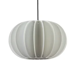 Hanglamp Arena 1L 30cm zwart/kap wit