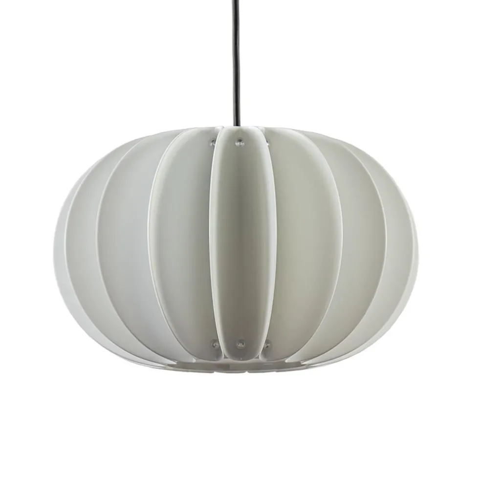 Hanglamp Arena 1L 30cm zwart/kap wit