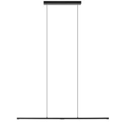 Hanglamp buis 110cm zwart 3-step dim