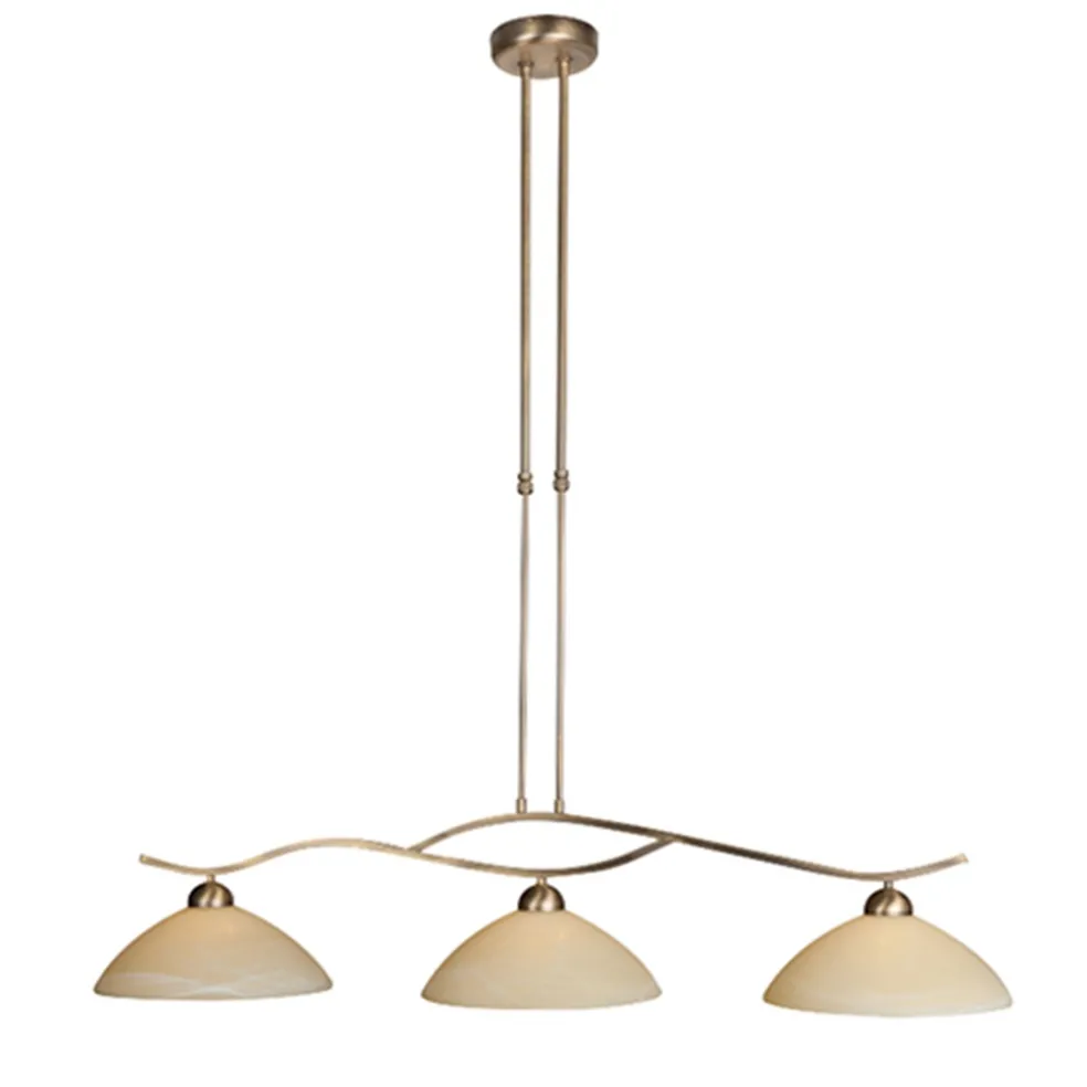 Hanglamp Capri brons/Glas