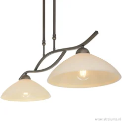 Hanglamp Capri brons/Glas