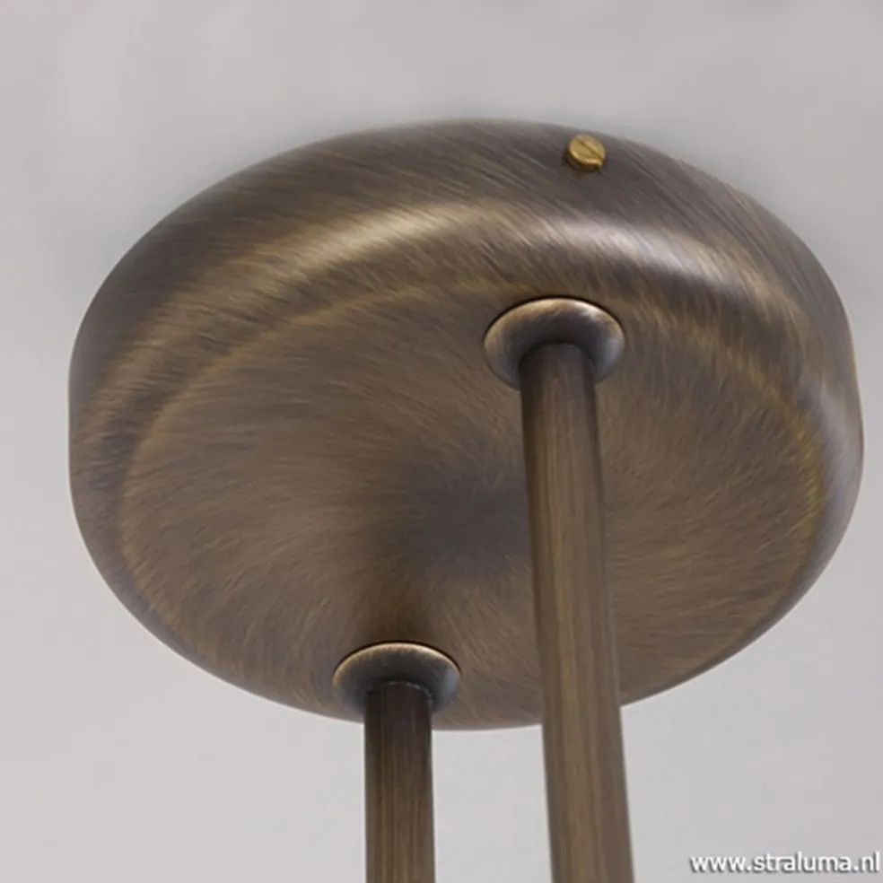 Hanglamp Capri brons/Glas