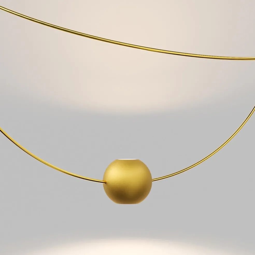 Hanglamp Elara 60cm goud/matgoud