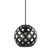 Hanglamp Emma bol zwart 30cm