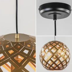 Hanglamp Emma 50cm matgoud