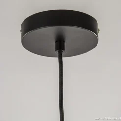 Hanglamp Jaicey bol zwart/goud