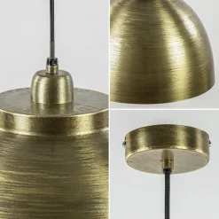 Hanglamp Kylie oud brons metaal 45 cm