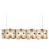 Hanglamp La Lollo linear 140 goud