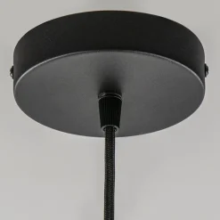 Hanglamp Maze bamboe/zwart 60cm