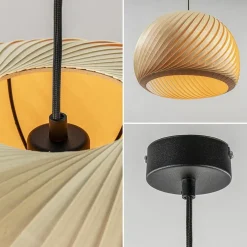 Hanglamp Nature 50cm hout naturel