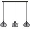 Hanglamp Onion 3L draad zwart