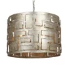Hanglamp Pablo cil 55cm ambacht.zilver