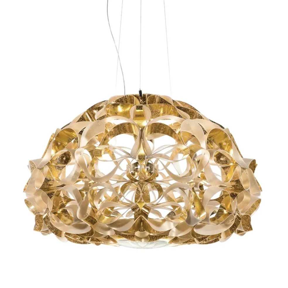 Hanglamp Quantica 74cm gold/white